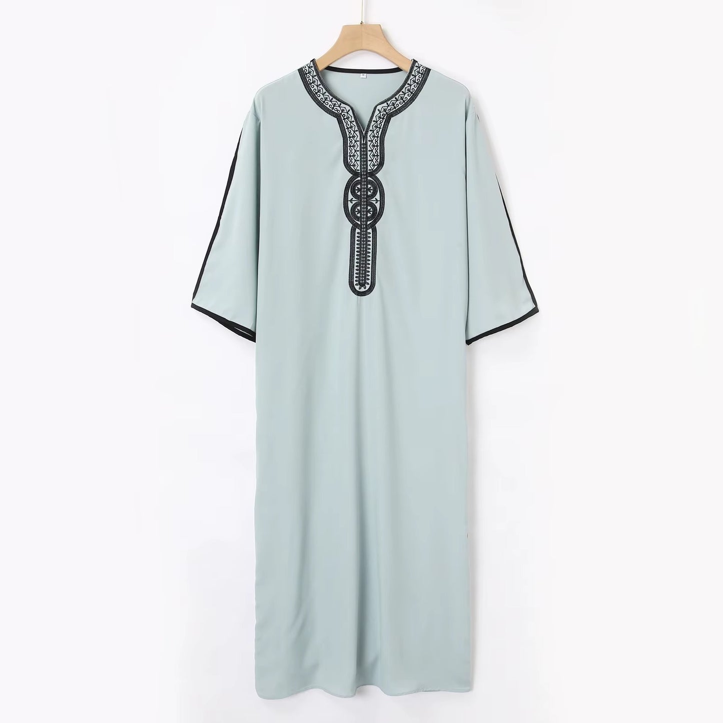 Chilaba ZAFIR – Azul Zafiro | Edición Artesanal en Tejido Tradicional