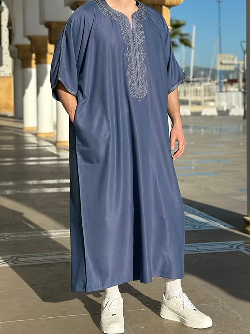 Chilaba Kayn – Textura Fina y Confección de Alta Calidad