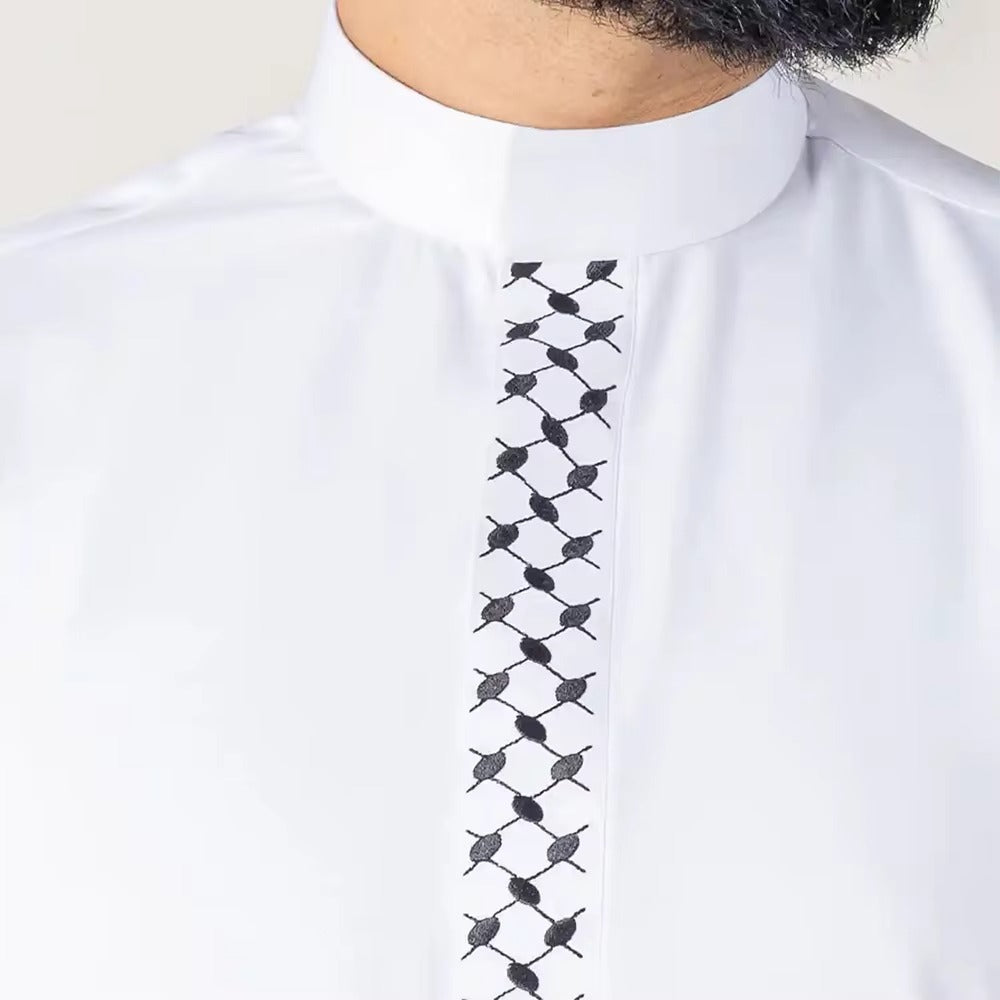 Chilaba blanca -  Blanca - Echo a mano