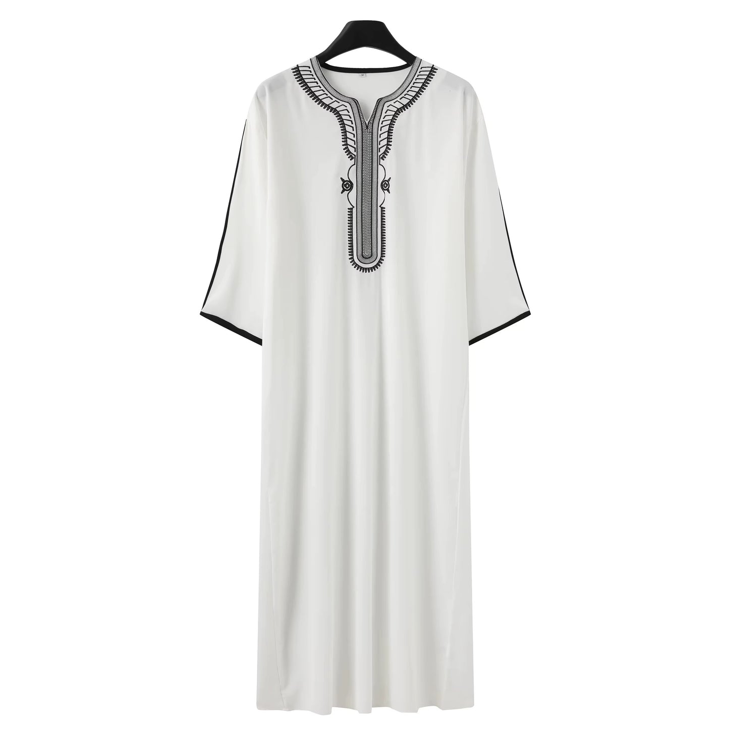 Chilaba MKNS – Arena del Atlas | Textura Natural y Corte Atemporal